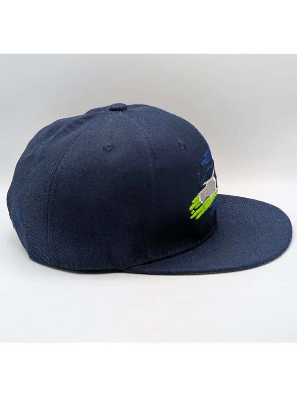 Seattle Seahawks Hat Snapback New Era Blue Green Unisex NFL Football Flat Bill